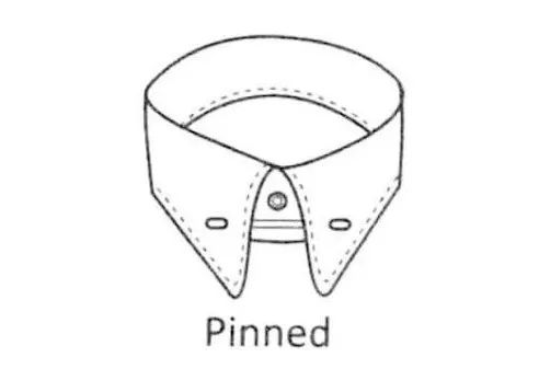 針扣領